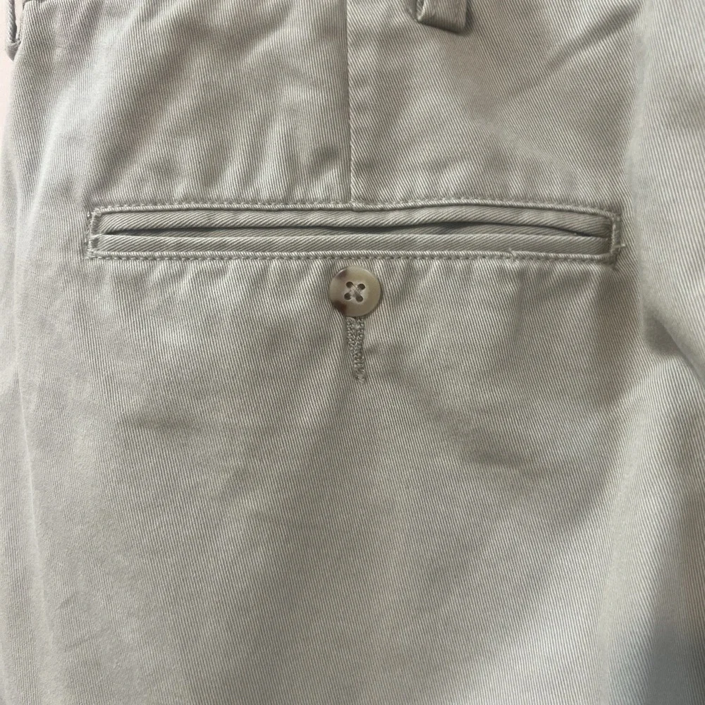 Polo Ralph Lauren Ethan Pleated Khaki Pants Men 40x30 Beige Cotton Canvas Chinos